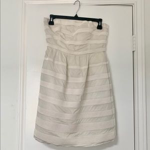 J Crew strapless dress - ivory/cream (size 2)